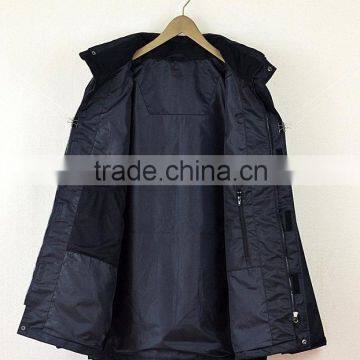 Outdoor Sportswear Black Mens Jacket With Fur Hoodies photo-3