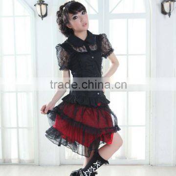GLP sexy hollow Queen Goethe Chiffon lace shirt 81121