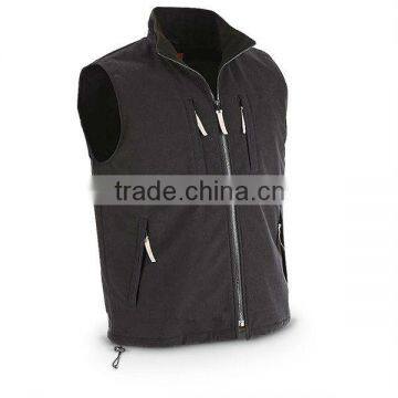 Men's black waistcoat