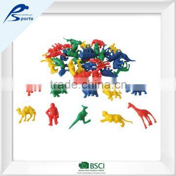 Educational Counters Toy 10 Shapes Wild Animal Counters