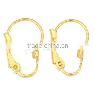 Brass Lever Back Earring Wires