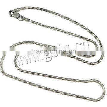 2mm 10x5x3mm Snake Chain Thailand Sterling Silver Necklace Chain