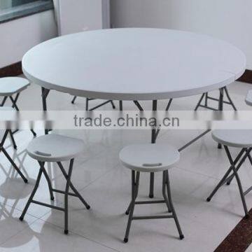 cheap palstic round table with chairs