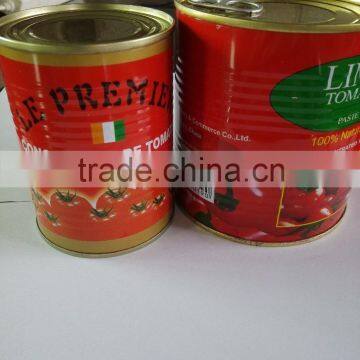 Canned tomato paste brix28-30% from Jiangxi China