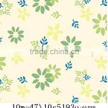 100% polyester leaves print flannel fleece fabric