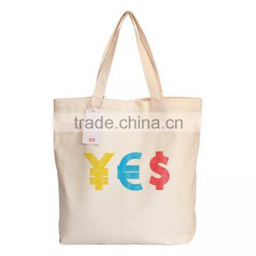 plain cotton canvas toe bag with logo printed shopping bag                        
                                                                                Supplier's Choice