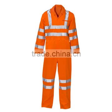 Poly/Cotton Working Coverall, High Visibility