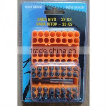 33 pcs CRV screwdriver bit set