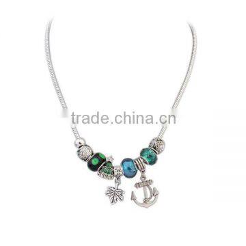 Wholesale Latest Design Beads Necklace With Fashion Custom Handmade Pendant SKA8512