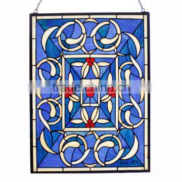 TW1824016, W18"H24" tiffany panel, hanging panel, tiffany windows, stained glass panel, stained glass windows