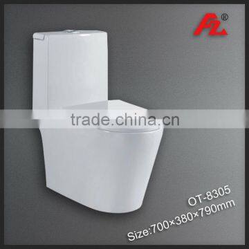 High quality Ceramic siphonic one piece cheap toilet, wc toilet