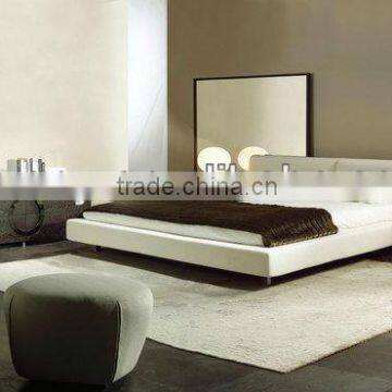 Italian Modern Leather bed (A-B12)