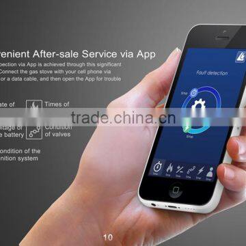 Global Patent Heat Recycle Intelligence Electric Touch Screen Best Gas Cooker China