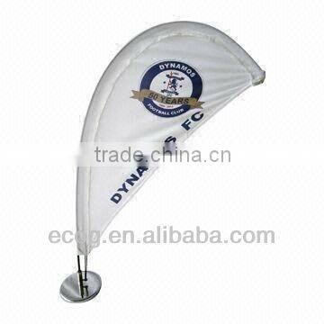 2015 new customized feather mini table flags banner