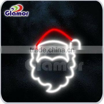 santa clause hat christmas hats with flashing lights motif