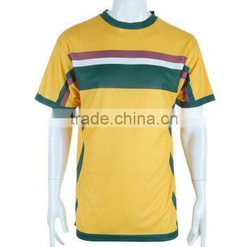 Wholesale custom blank sublimation polyester trainning t shirt