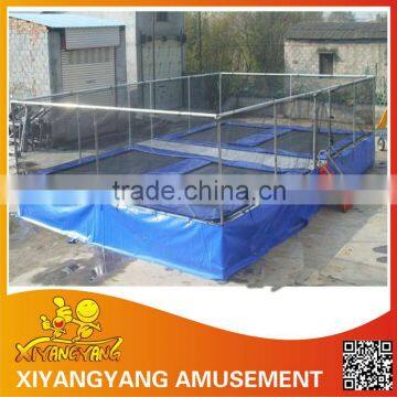 Economic trampoline high quality jumping bed ,TUV proved indoor sport trampoline