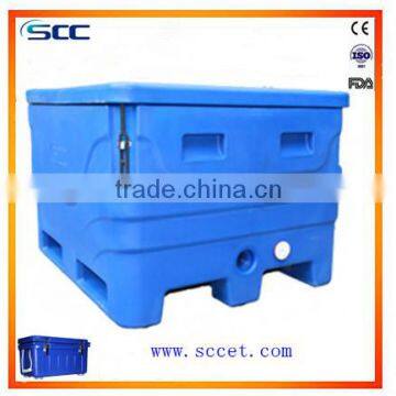 400L LLDPE professional insulated fish tubs ,fish cooler tubs OEM manufacture