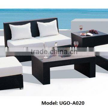 Suitable outdoor rattan furniture sofa set hot sale UGO-A020