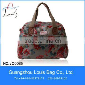 flower printing women hand bags