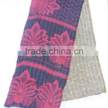 Handmade Kantha Silk Scarf