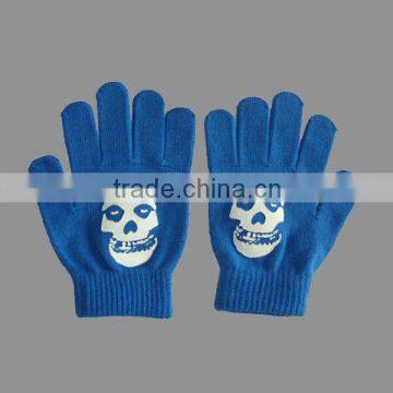 CHEAP PROMOTIONAL PRINTING SKULL MAGIC GLOVES