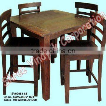 wooden bar set,bar stool,bar chair,bar table,hotel furniture,wooden furniture,mango wood furniture,sheesham wood furniture