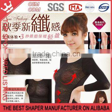 Woman body shaping lace molding warm clothes Y38B