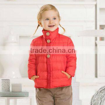 DB1597 dave bella 2014 winter infant coat baby wadded jacket padded jacket outwear winter coat jacket down coat outwear
