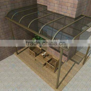 no welding gazebo awnings aluminum frame polycarbonate for patio