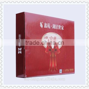 Customized color printing single wall corrugated paper box packing for free sample