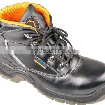 Anti-Puncture Slip Anti Static Top Smooth Leather Toe Cap Working Shoes photo-3