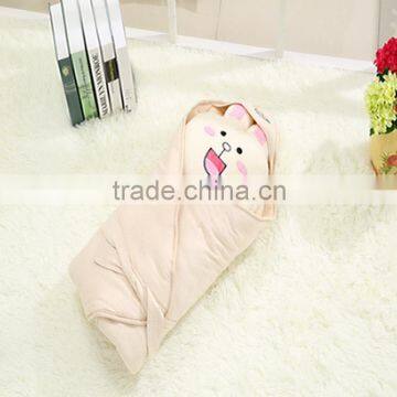 Ajustable Baby Blanket Soft Cotton Muslin Newborn Sleep Wrap With Tie photo-2