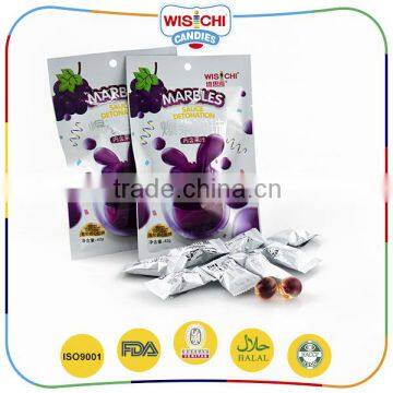 Popular product grape flavors center filled candy for kids