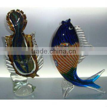 Varied glass fish figurine wholesale