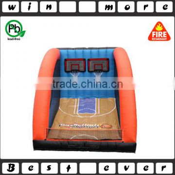 hot inflatable basketball hoop game,shootout basketball equipment