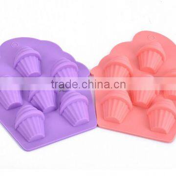 Ice Cream Shape Silicone Cake Mould Chocolate Mould Soap mould For Barking Tools