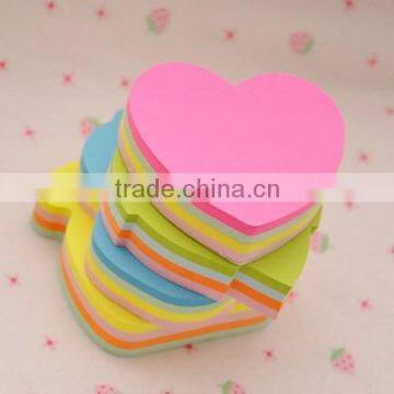 Cute shape cheap paper note book/ custom design spiral sticky note