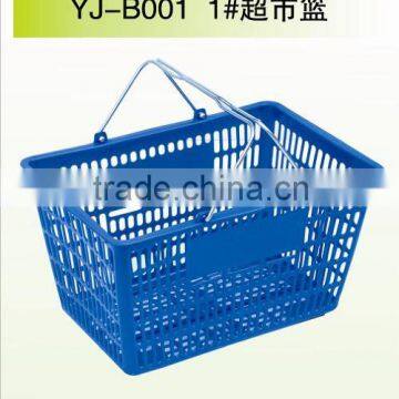 plastic shopping basket