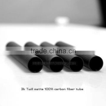 3K Full carbon fiber tube, OD40mm, OD50mm large diameter carbon fiber round tube