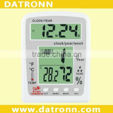 KT201 thermometer hygrometer clock