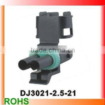 Auto 2 pin female wire harness connector square wire connector