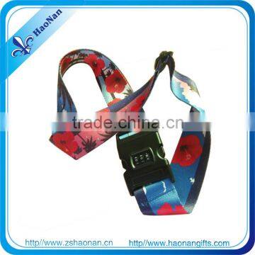 Woven luggage bag belt; customized logo