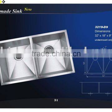 cUPC 304 handmade kitchen sink 3219