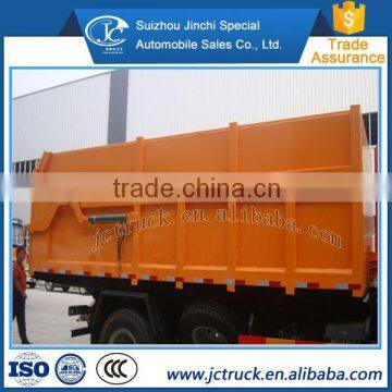 The remote control Waste compression station china howo 4x2 butt seam dump garbage truck The wholesale price