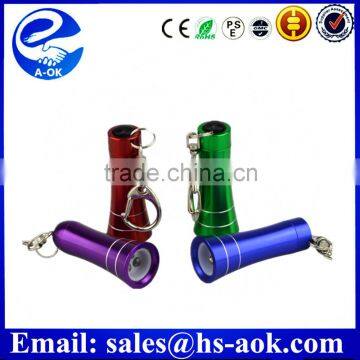 Offer metal UV key chain light for promotional