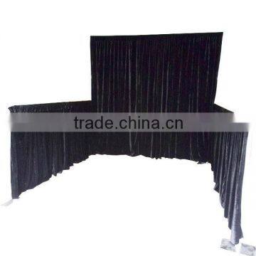 Tradeshow booth structure pipe and drape hot selling 10ft x10ft Convention curtain and pipe kits