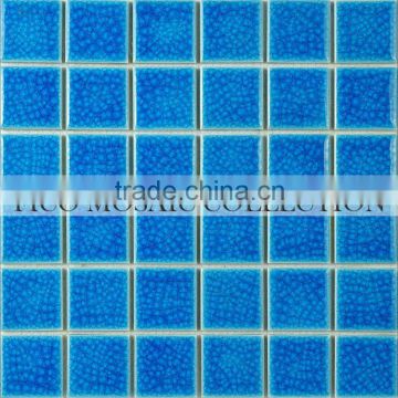 CM81301B-ID natural stone mosaic bathroom ceramic mosaic blue swimming pool ceramic mosaic