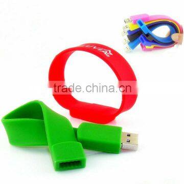 Wholesale 128MB-64GB Capacity Silicone Memory USB Card With Custom Logo