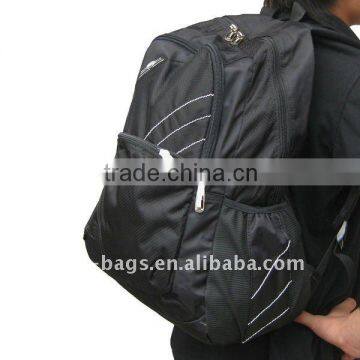 black polyester backpack laptop cases